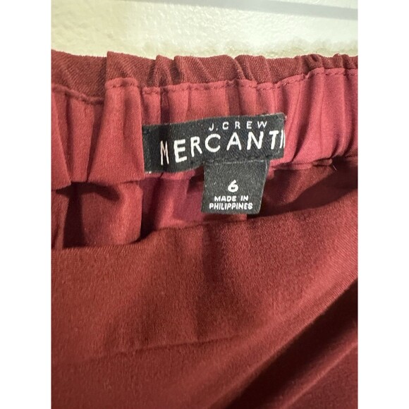 J.Crew Mercantile Womens Sz 6 lined flounced mini skirt Trendy Y2K - Picture 6 of 10